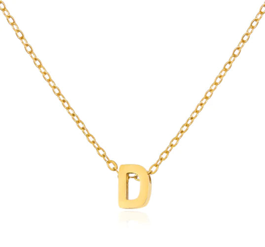 Stainless Steel English Letters Necklace