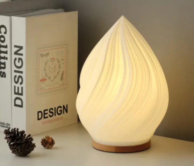 Modern Wooden LED Table Lamp