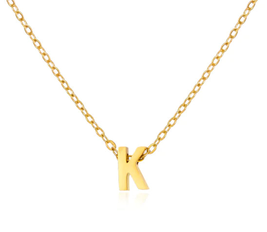 Stainless Steel English Letters Necklace