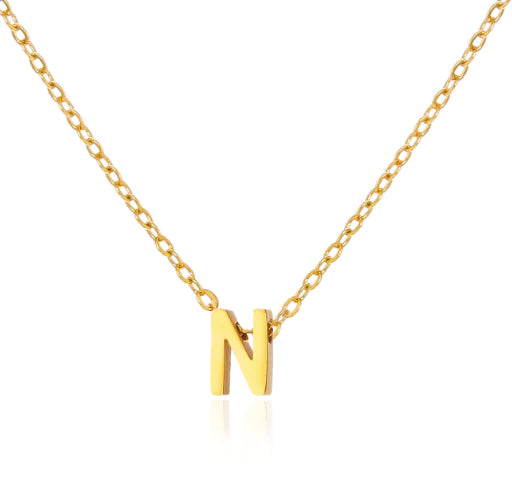 Stainless Steel English Letters Necklace