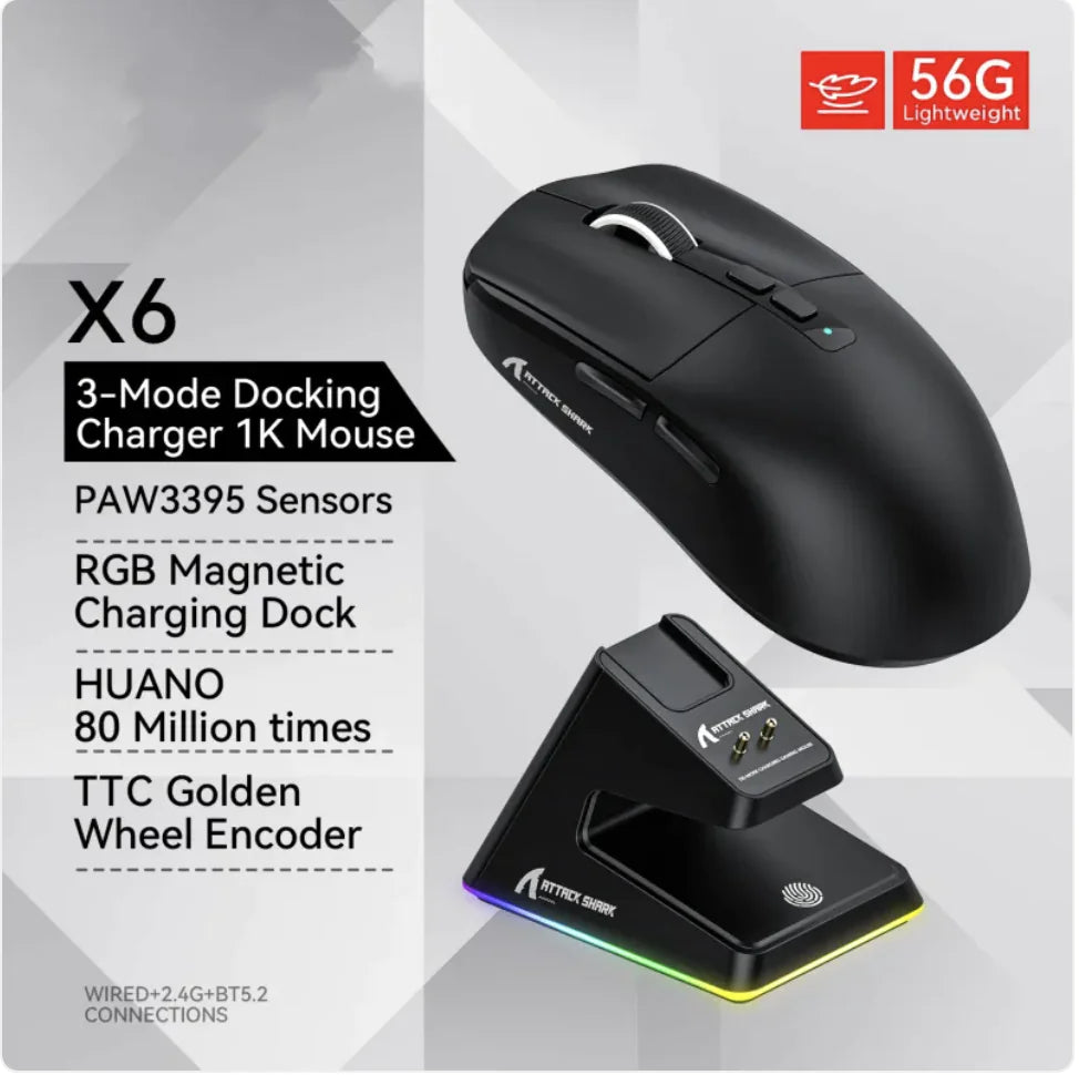 X6 Lightweight Wireless Gaming Mouse