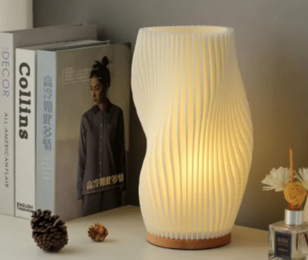 Modern Wooden LED Table Lamp